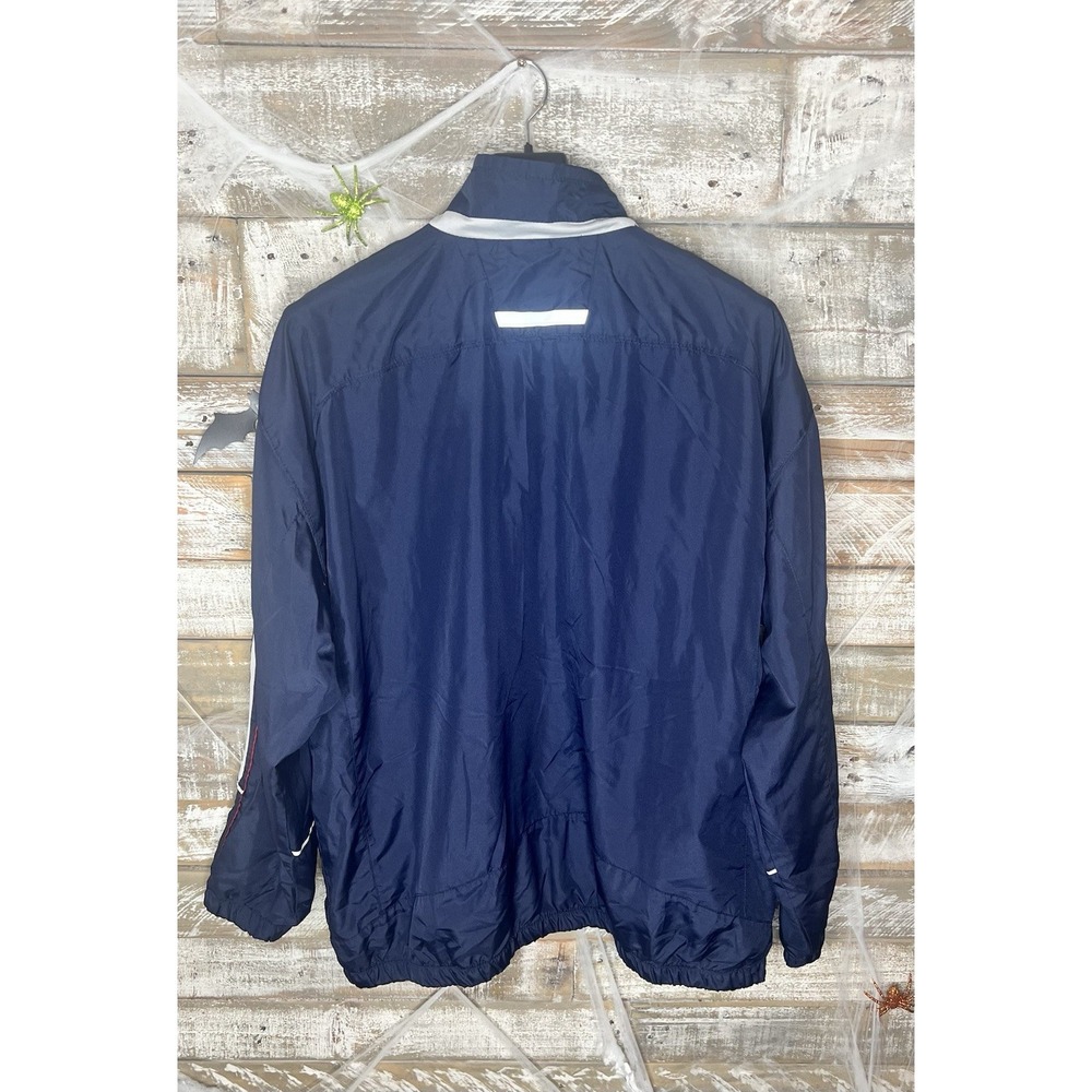 Starter Mens Blue long sleeved windbreaker L - Picture 2 of 6